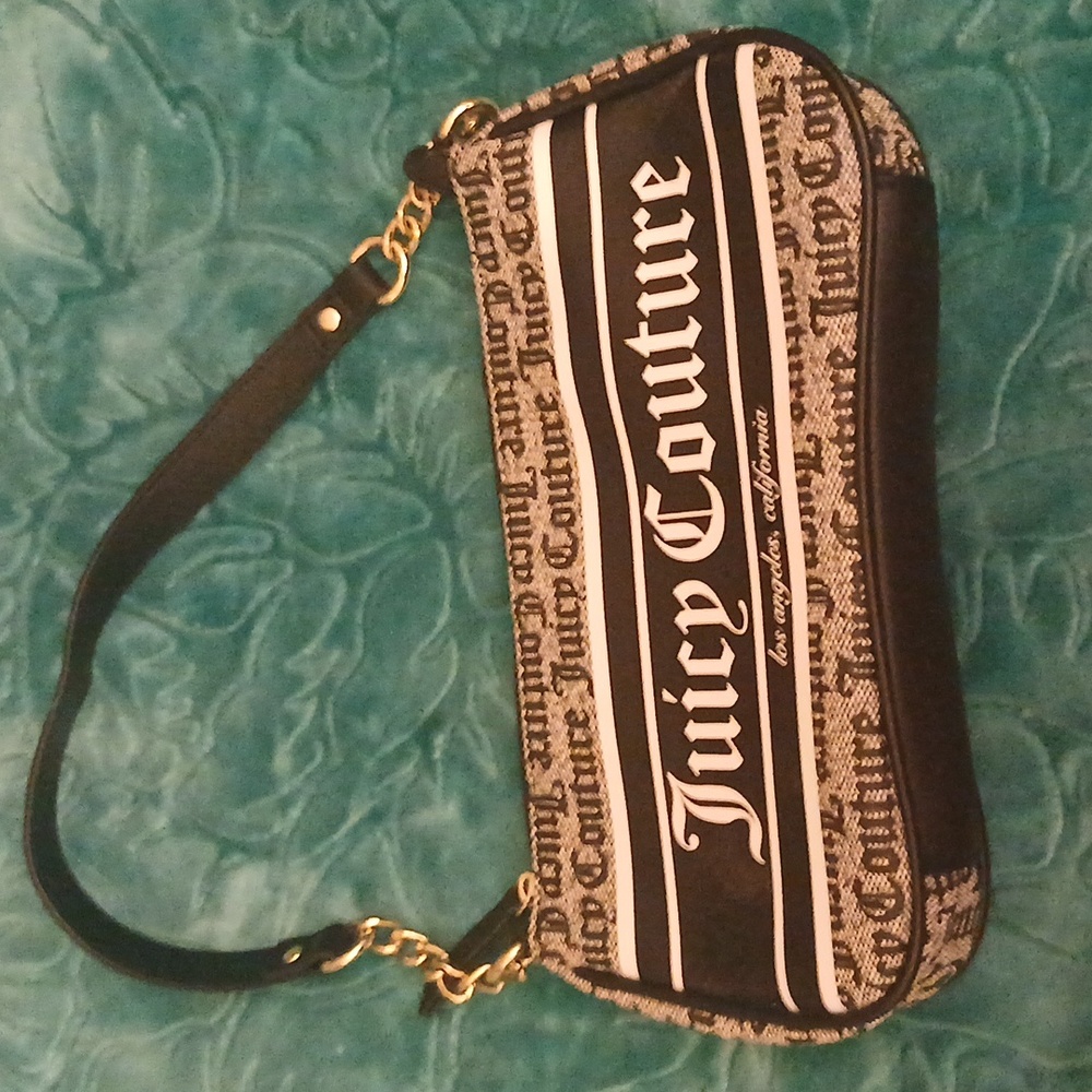 Juicy Couture Black And White Signature Hand Bag - Picture 15 of 15